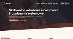 Desktop Screenshot of ageno.pl